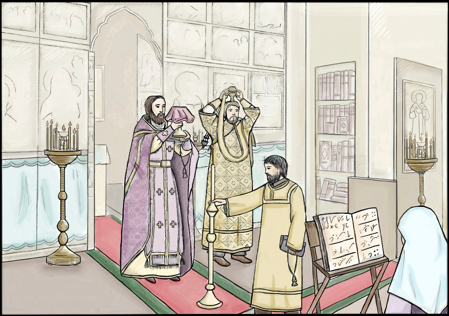 Liturgie předem osvěcených Darů. Veliký vchod