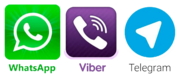 Jsme na WatsApp, Viber a Telegram